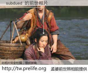 subdued 的前世相片