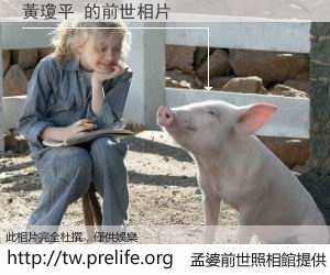 黃瓊平 的前世相片