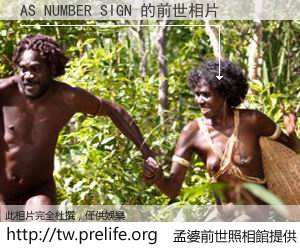 AS NUMBER SIGN 的前世相片