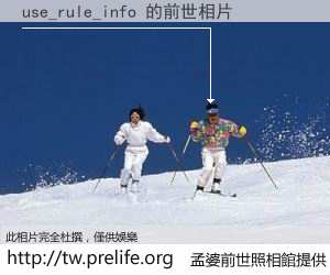 use_rule_info 的前世相片