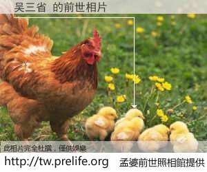 吴三省 的前世相片