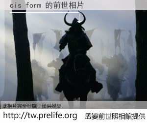 cis form 的前世相片