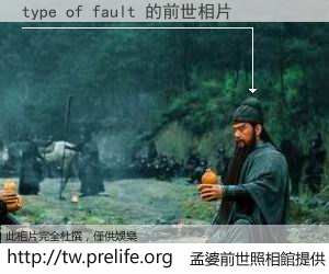 type of fault 的前世相片
