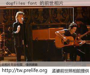 dogfiles font 的前世相片