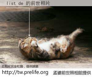 list de 的前世相片