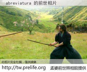 abreviatura 的前世相片