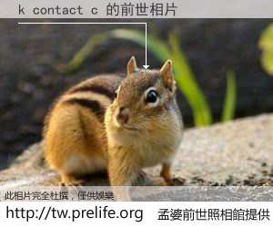 k contact c 的前世相片