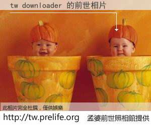 tw downloader 的前世相片