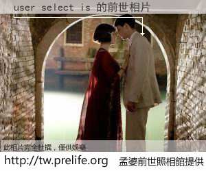 user select is 的前世相片